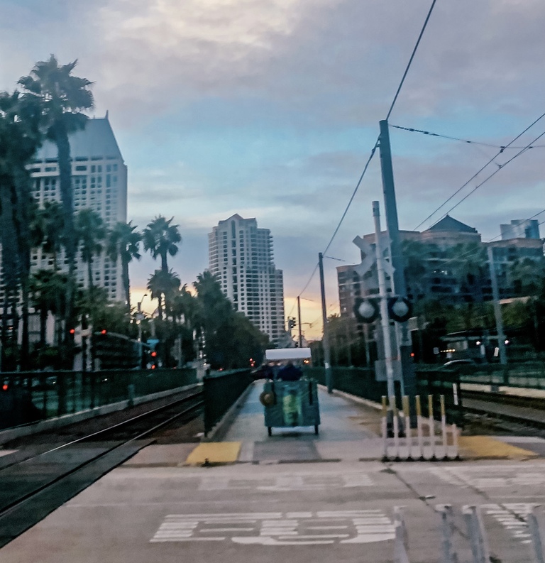 San Diego train tracks