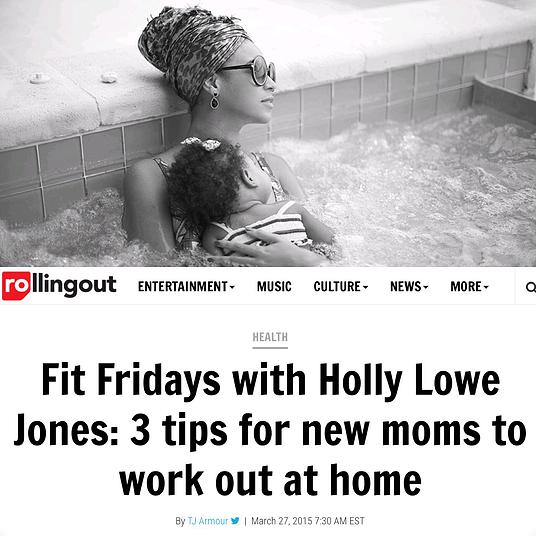 Three Tips for New Moms to Workout at Home | Fit Fridays via @RollingOut