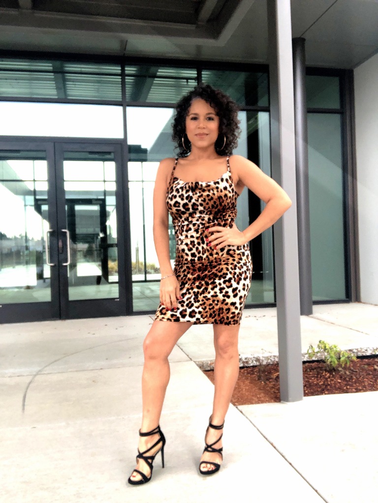 leopard dress