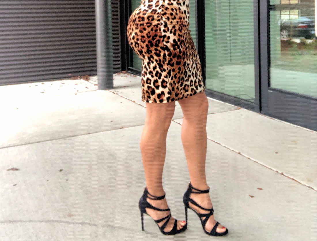 leopard dress