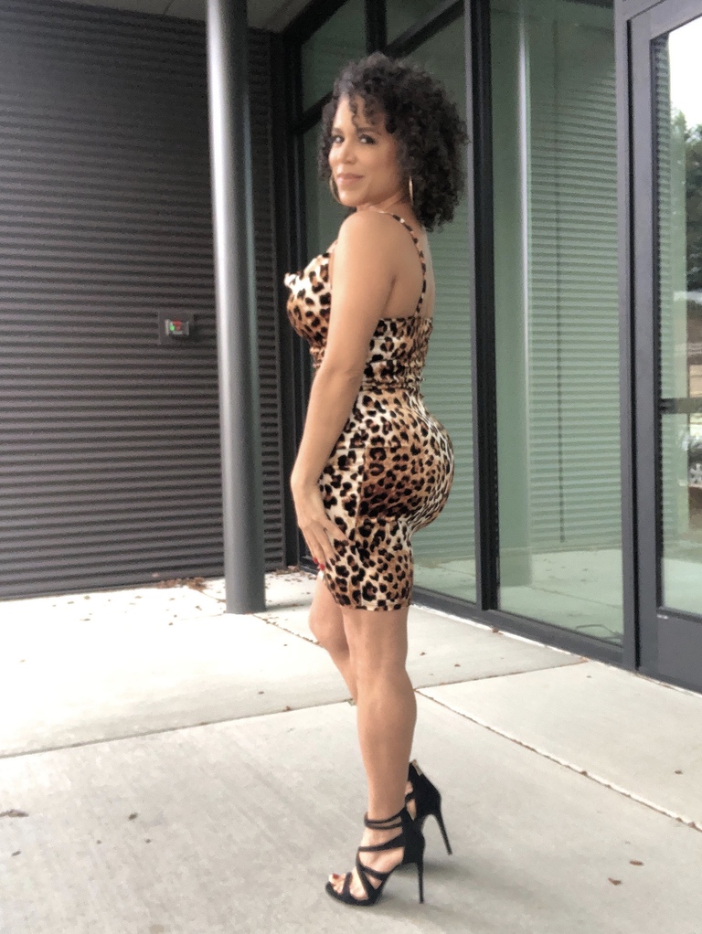 leopard dress