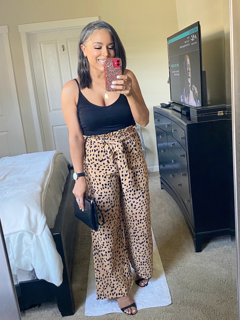 Wide-Leg Leopard Pants | Holly Lowe Jones